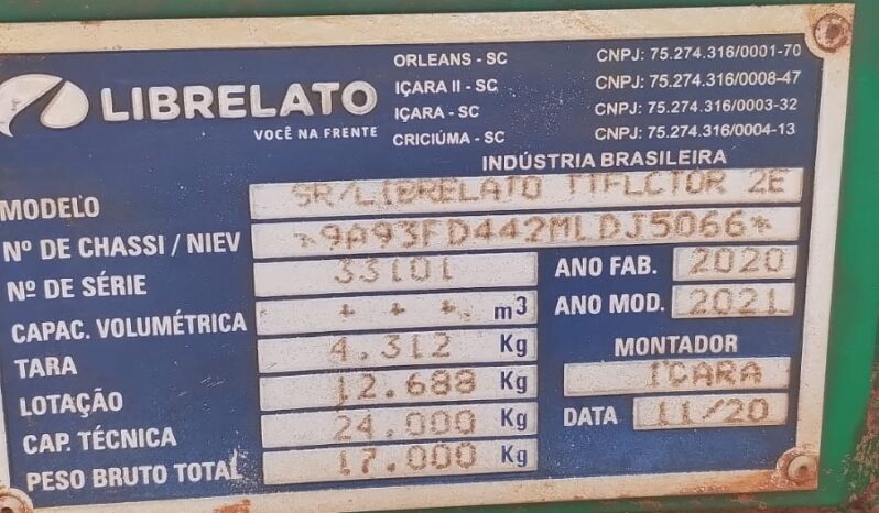 SEMI-REBOQUE TRITREM FLORESTAL LIBRELATO TTFLCTOR 2E 2020/2021 full